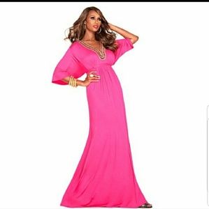 IMAN Global Chic Glam to the Max Maxi Dress